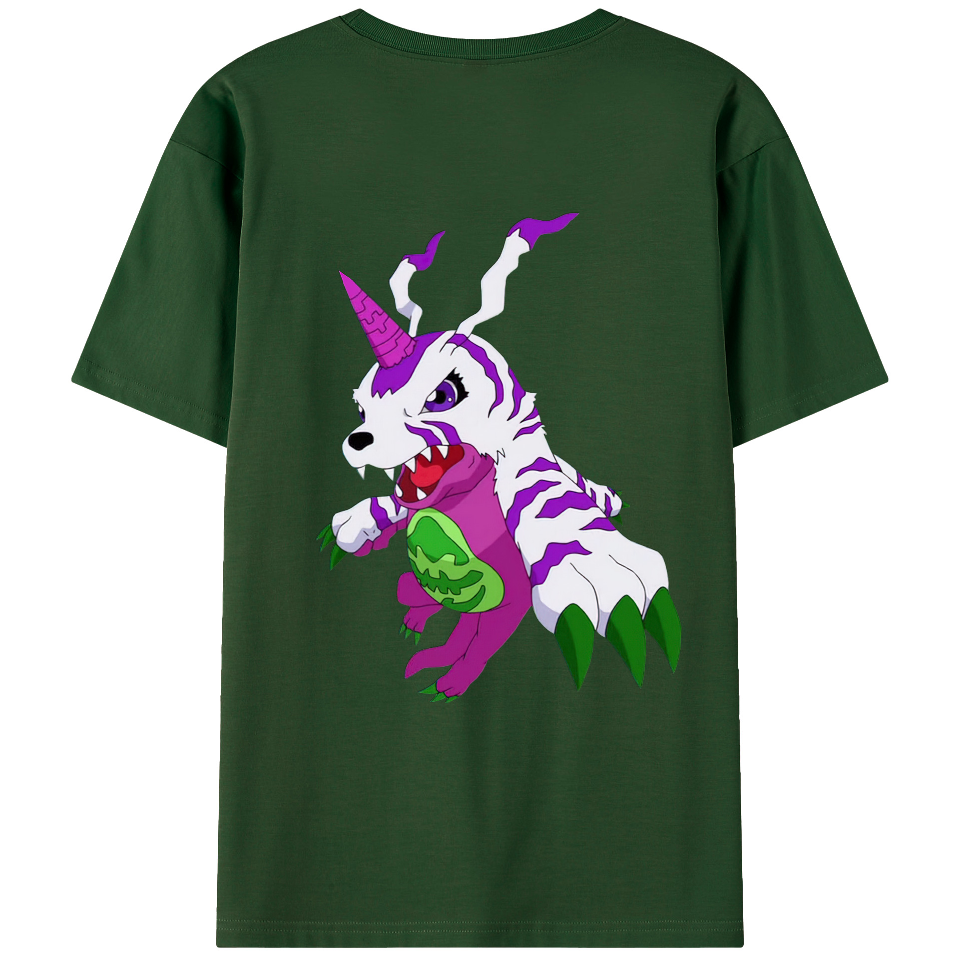 （画像用） Digimon デジタルモンスター/デジモン 綿100％半袖Tシャツ（背面プリント）